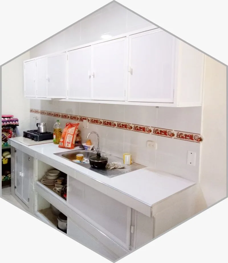 Armarios, gabinetes y mesones de cocina en Aluminio en Pereira